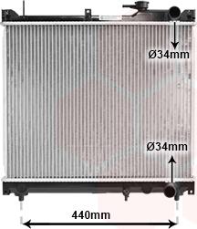 Van Wezel 52002079 - Радіатор, охолодження двигуна autocars.com.ua