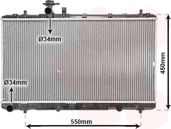 Van Wezel 52002084 - Радіатор, охолодження двигуна autocars.com.ua