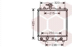 Van Wezel 52002095 - Радіатор, охолодження двигуна autocars.com.ua