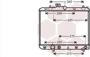 Van Wezel 52002112 - Радіатор, охолодження двигуна autocars.com.ua