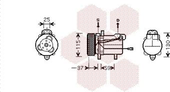 Van Wezel 5200K092 - Компресор, кондиціонер autocars.com.ua