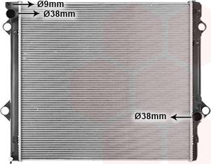 Van Wezel 52012700 - Радіатор, охолодження двигуна autocars.com.ua