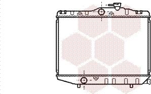 Van Wezel 53002038 - Радіатор, охолодження двигуна autocars.com.ua