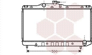 Van Wezel 53002099 - Радіатор, охолодження двигуна autocars.com.ua