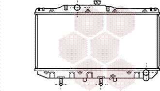 Van Wezel 53002112 - Радіатор, охолодження двигуна autocars.com.ua