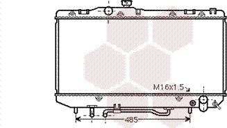 Van Wezel 53002143 - Радіатор, охолодження двигуна autocars.com.ua