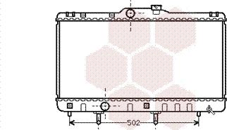 Van Wezel 53002148 - Радіатор, охолодження двигуна autocars.com.ua