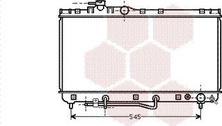 Van Wezel 53002184 - Радіатор, охолодження двигуна autocars.com.ua