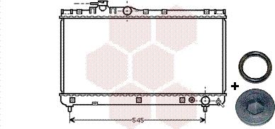 Van Wezel 53002200 - Радіатор, охолодження двигуна autocars.com.ua