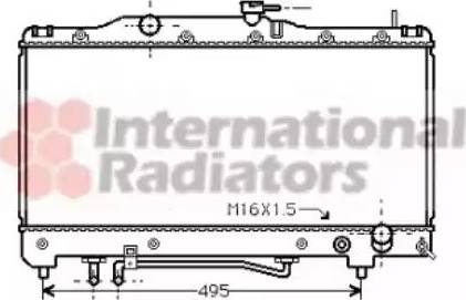 Van Wezel 53002205 - Радіатор, охолодження двигуна autocars.com.ua