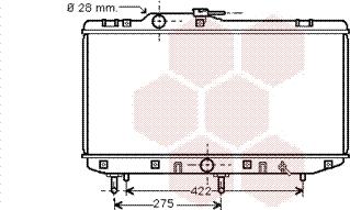 Van Wezel 53002208 - Радіатор, охолодження двигуна autocars.com.ua