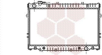 Van Wezel 53002222 - Радиатор, охлаждение двигателя autodnr.net