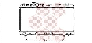 Van Wezel 53002230 - Радіатор, охолодження двигуна autocars.com.ua