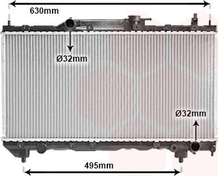 Van Wezel 53002283 - Радиатор, охлаждение двигателя avtokuzovplus.com.ua