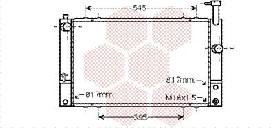 Van Wezel 53002494 - Радіатор, охолодження двигуна autocars.com.ua