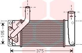 Van Wezel 53004475 - Интеркулер autocars.com.ua