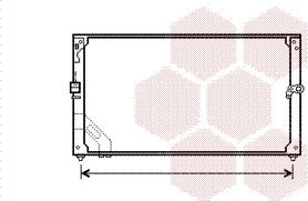 Van Wezel 53005166 - Конденсатор, кондиціонер autocars.com.ua