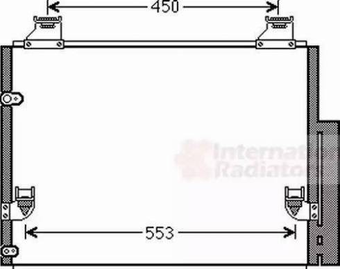 KOYORAD CD010480 - Конденсатор, кондиціонер autocars.com.ua