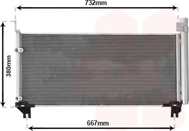 Van Wezel 56015703 - Конденсатор, кондиціонер autocars.com.ua