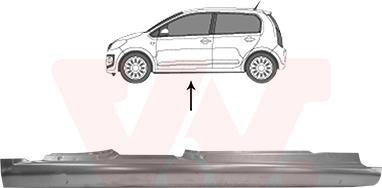 Van Wezel 5701104 - Підніжка, накладка порога autocars.com.ua