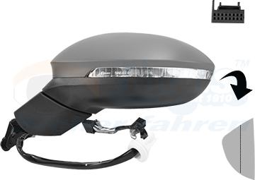 Van Wezel 5711807 - Зовнішнє дзеркало autocars.com.ua