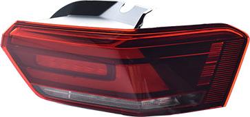 Van Wezel 5713922U - Задній ліхтар autocars.com.ua