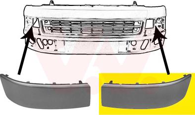 Van Wezel 5790585 - Облицювання, бампер autocars.com.ua