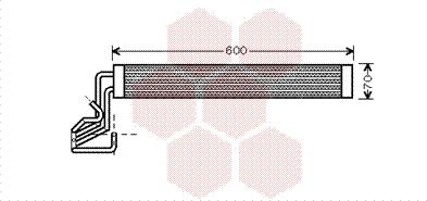 Van Wezel 58003264 - Масляний радіатор, рухове масло autocars.com.ua