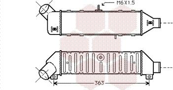 Van Wezel 58004136 - Интеркулер autocars.com.ua