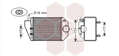 Van Wezel 58004221 - Интеркулер autocars.com.ua