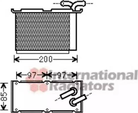 Van Wezel 58004305 - Интеркулер autocars.com.ua