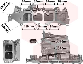 Van Wezel 58004361 - Интеркулер autocars.com.ua