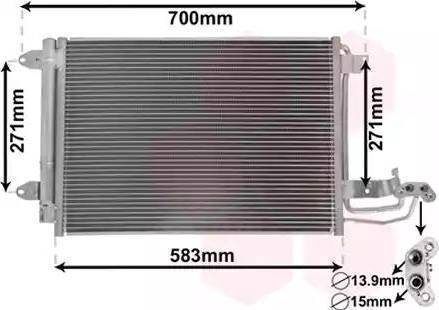 Parts-Mall PXNCT-001 - Конденсатор, кондиціонер autocars.com.ua