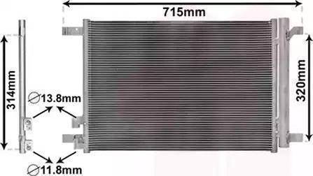 Ava Quality Cooling VWA5335D - Конденсатор кондиционера autodnr.net