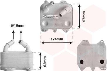 Van Wezel 58013711 - Масляний радіатор, рухове масло autocars.com.ua