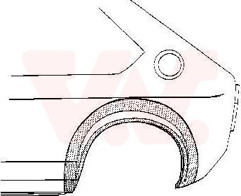 Van Wezel 5808145 - Боковина autocars.com.ua