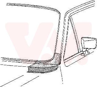 Van Wezel 5810151 - Рама вітрового скла autocars.com.ua