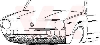 Van Wezel 5810168 - Облицювання передка autocars.com.ua