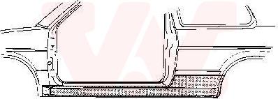 Van Wezel 5812101 - Підніжка, накладка порога autocars.com.ua