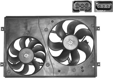 Van Wezel 5827748 - Вентилятор, охлаждение двигателя autodnr.net