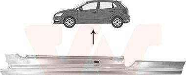 Van Wezel 5829101 - Підніжка, накладка порога autocars.com.ua