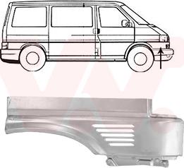 Van Wezel 5875154 - Крило autocars.com.ua