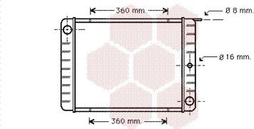 Van Wezel 59002002 - Радіатор, охолодження двигуна autocars.com.ua