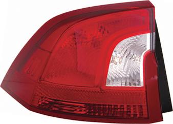 Van Wezel 5922921 - Задній ліхтар autocars.com.ua