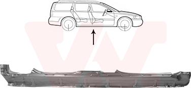 Van Wezel 5931104 - Подножка, накладка порога avtokuzovplus.com.ua