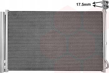 Van Wezel 69015700 - Конденсатор, кондиціонер autocars.com.ua