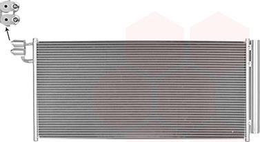 Van Wezel 74015706 - Конденсатор, кондиціонер autocars.com.ua