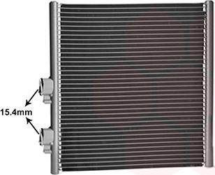 Van Wezel 74015708 - Конденсатор, кондиціонер autocars.com.ua