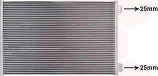 Van Wezel 77015704 - Конденсатор, кондиціонер autocars.com.ua