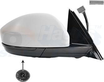 Van Wezel 7719808 - Зовнішнє дзеркало autocars.com.ua